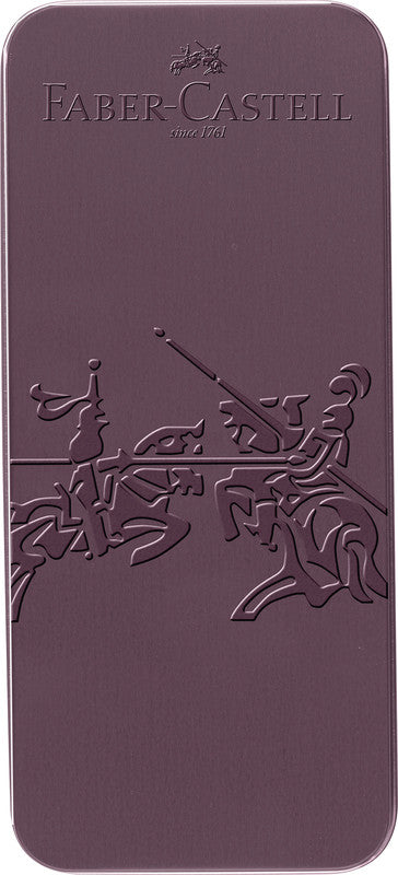 Faber-Castell Grip Schreibset – Kugelschreiber XB & Füllfederhalter M – Blau – Metalletui – 2-teilig