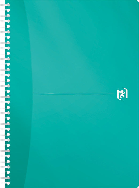 Elba Collegeblock A4, kariert, Spiralbindung, 90 Blatt, 90 g/m² – farbig sortiert