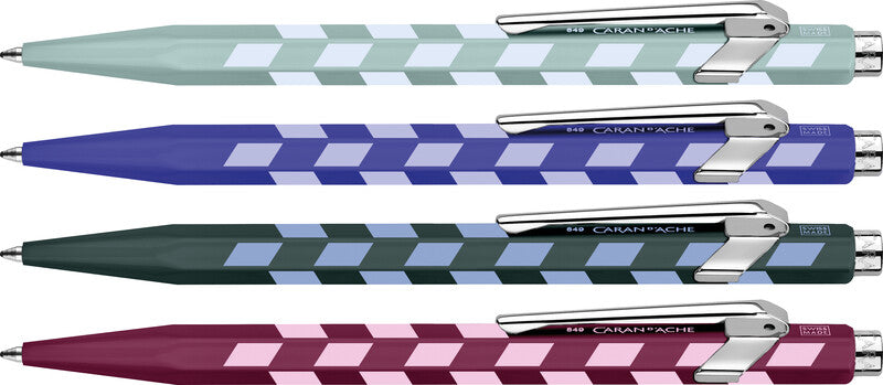Caran d-Ache Caran d'Ache 849 MOSAIC Special Edition Kugelschreiber – Schwarz, Druck, dokumentenecht, nachfüllbar