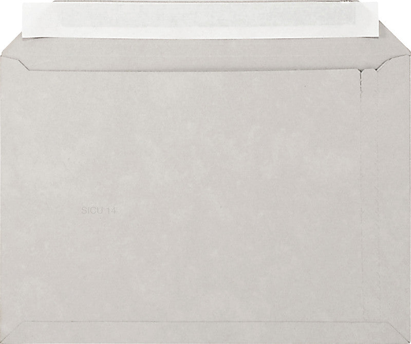 Swiss pac Karton-Versandtasche – 210 × 297 × 10 mm, weiss, selbstklebend, Aufreissperforation – 1 Stück