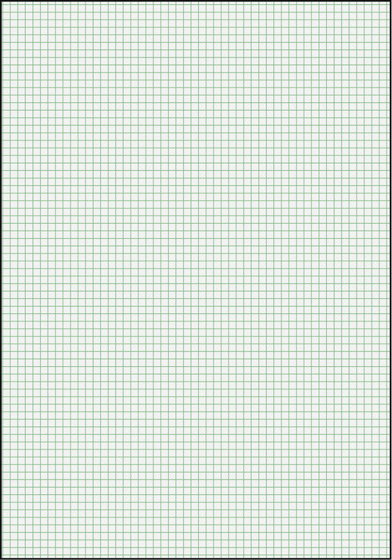 Schulheft A4 – Lineatur 44, kariert, ohne Rand, 20 Blatt, 90 g/m², Karton, grün, mit Löschblatt