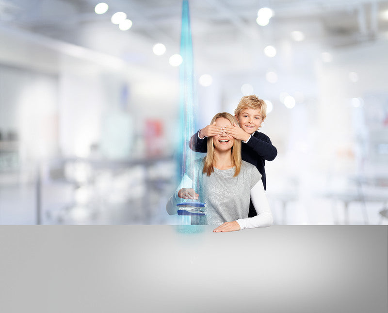 Leitz NeXXt Softpress – Hefter, 30 Blatt, Flat-Clinch, Oberlademechanik, geschlossene Heftung, blau