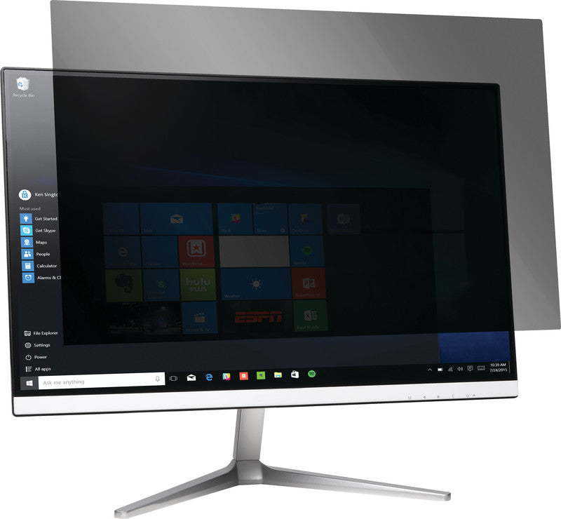 Kensington Displayschutz für Monitore bis 23,8" (527×296 mm, 16:9) – Schwarz