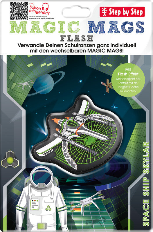 Step by Step Magic Mags Magnet-Applikation Flash – Space Ship Skylar – für Cloud, Space, 2in1 Plus und andere