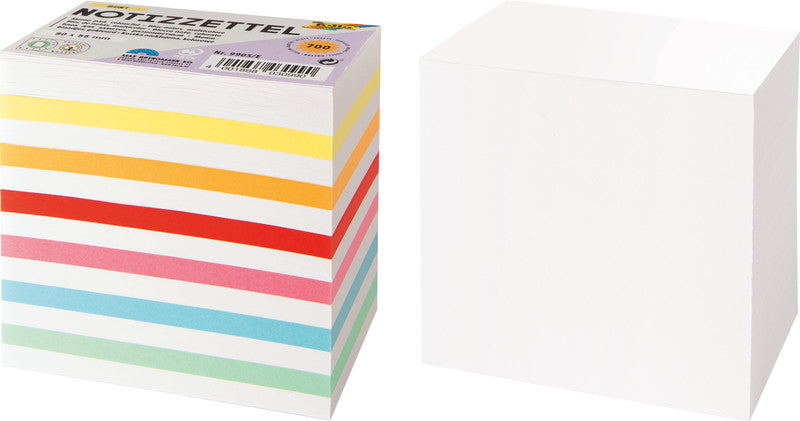 Folia Ersatzzettel – Mehrfarbig – 90 × 55 mm – Papier
