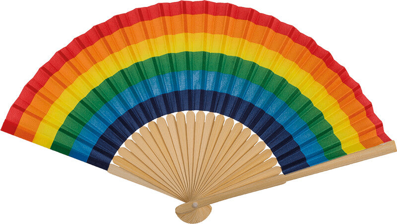 Out oft the blue Out of the Blue – Fächer – 210 mm – Mehrfarbig – Polyester (PES), Bambus – Pride