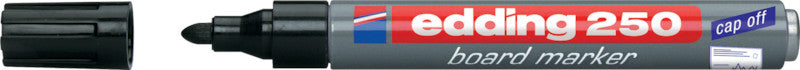 Edding Whiteboard-Marker 250 – Rundspitze 1,5-3 mm – Sortiert – 5er-Set – Trocken abwischbar