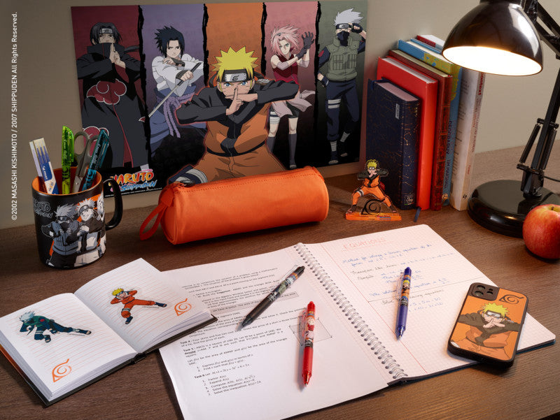 Pilot FriXion Ball Clicker Naruto Shippuden – Radierbarer Tintenroller, 0,7 mm, Blau