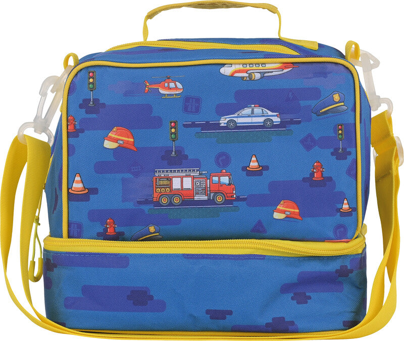 Estia Lunchtasche Kids – 6 l – isoliert – City Heroes – mehrfarbig
