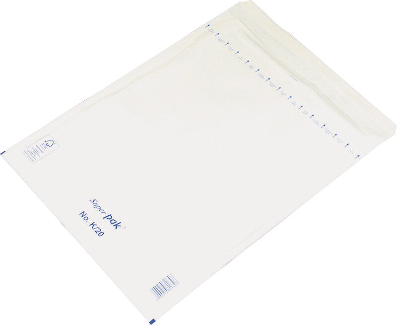 Office products Luftpolstertasche – 150 × 215 mm, weiss, selbstklebend – 10 Stück