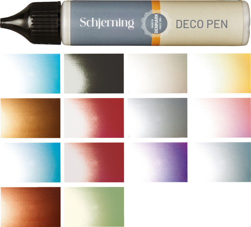 Schjerning Perlenstift – bronze, 28 ml, für Papier, Textilien & Keramik