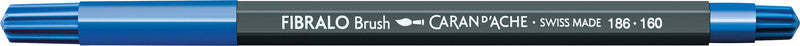 Caran d-Ache Fasermaler Fibralo Brush, Strichbreite 0,5–5 mm, auswaschbar, 10 Farben
