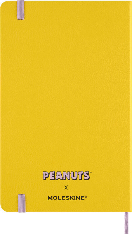 Moleskine Notizbuch Limited Edition PEANUTS, liniert, Leimbindung, Hardcover, 176 Seiten, 100 g/m² – blau