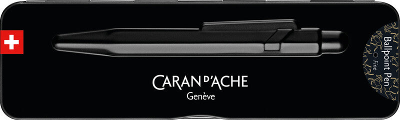 Caran d-Ache Caran d'Ache Kugelschreiber – Schwarz, seidenmatt, Aluminium