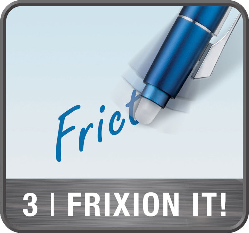 Pilot FriXion Ball LX – radierbarer Tintenroller, Druckmechanik, 0,7 mm, blau