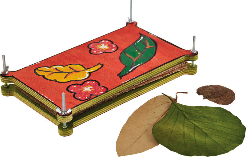 Blumenpresse, 23 × 13 × 5,5 cm, Birke