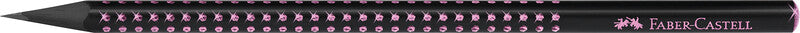 Faber-Castell Grip Sparkle Bleistift B, dreikantig, rutschfeste Griffzone