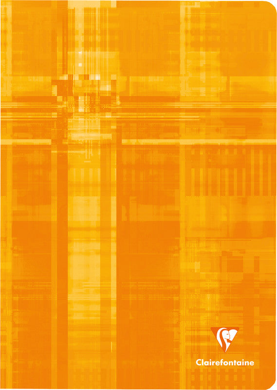 Clairefontaine Notizheft, A4, blanko, Klammerheftung, Karton, 80 Seiten, 90 g/m² – farbig sortiert