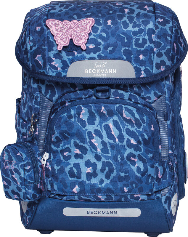 Beckmann Schulrucksack Plus Air – Cheetah – 20 l – aus recycelten PET-Flaschen