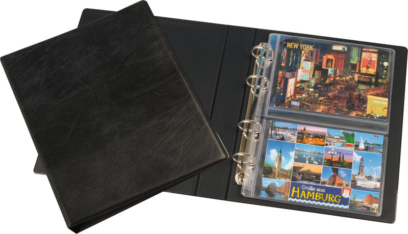 Dufco Fotoalbum – für 210 × 255 mm, schwarz, Kunstleder