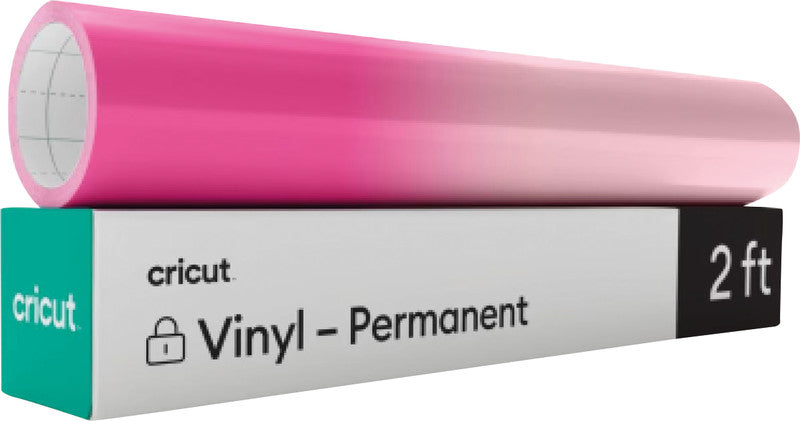 Cricut Glänzende Vinylfolie – Magenta/Hellrosa – 30,0 × 60,0 cm – für Cricut Schneideplotter