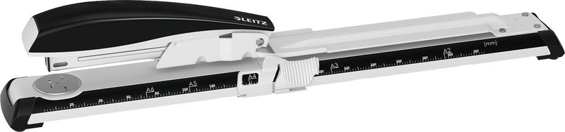 Leitz NeXXt 5560 – Langarmhefter, 40 Blatt, für 24/6, 26/6, 24/8, Einlegetiefe 300 mm, schwarz