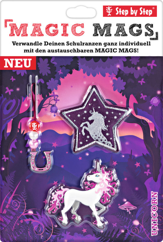 Step by Step Magic Mags Zubehörset – 3-teilig – Unicorn Nuala – für Cloud, Space, 2in1 Plus und andere