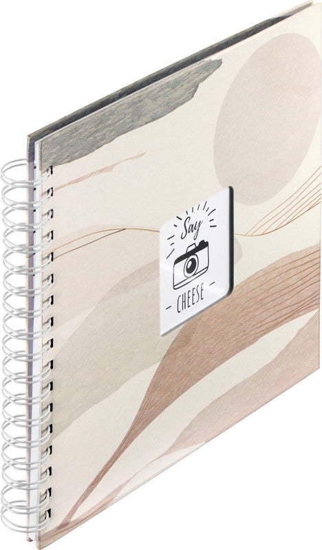 Hama Fotobuch Watercolor – braun, Spiralbindung, Karton, 280 × 240 mm