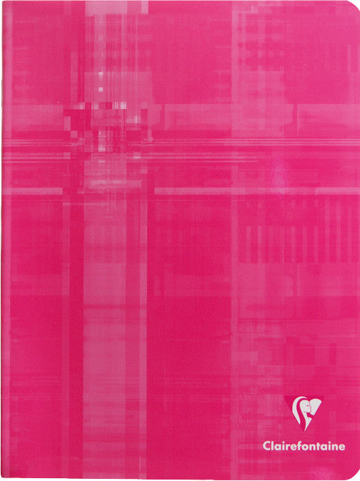 Clairefontaine Notizheft, séyès 8 × 3 mm, Klammerheftung, Softcover, 40 Blatt, 90 g/m² – sortiert