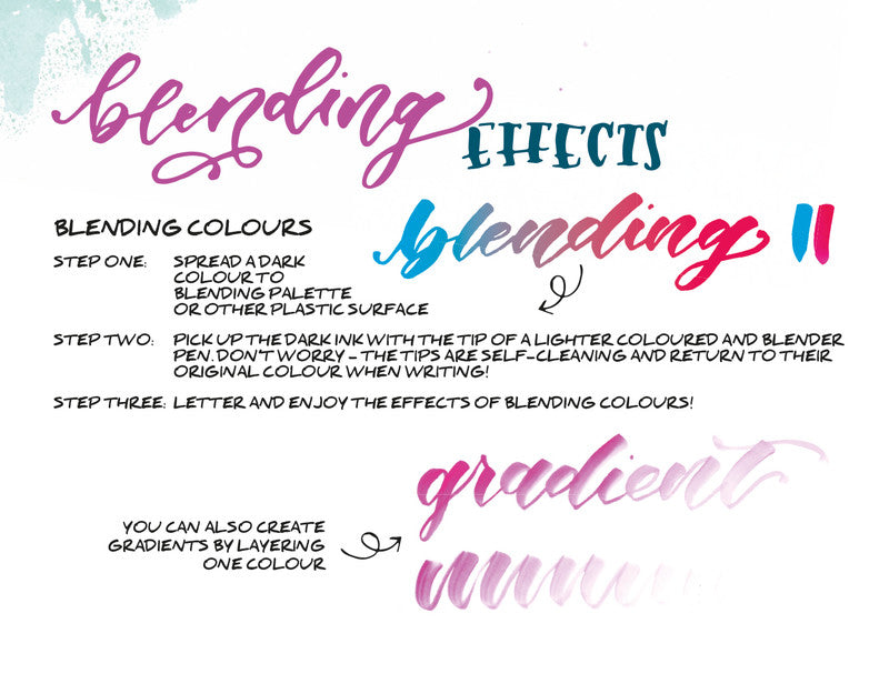 Tombow Bastelset Handlettering – für Fortgeschrittene – 4 ABT Dual Brush Pens