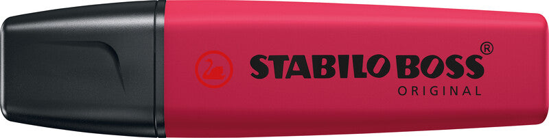 STABILO BOSS Original Textmarker Burgunderrot – Keilspitze, 2–5 mm