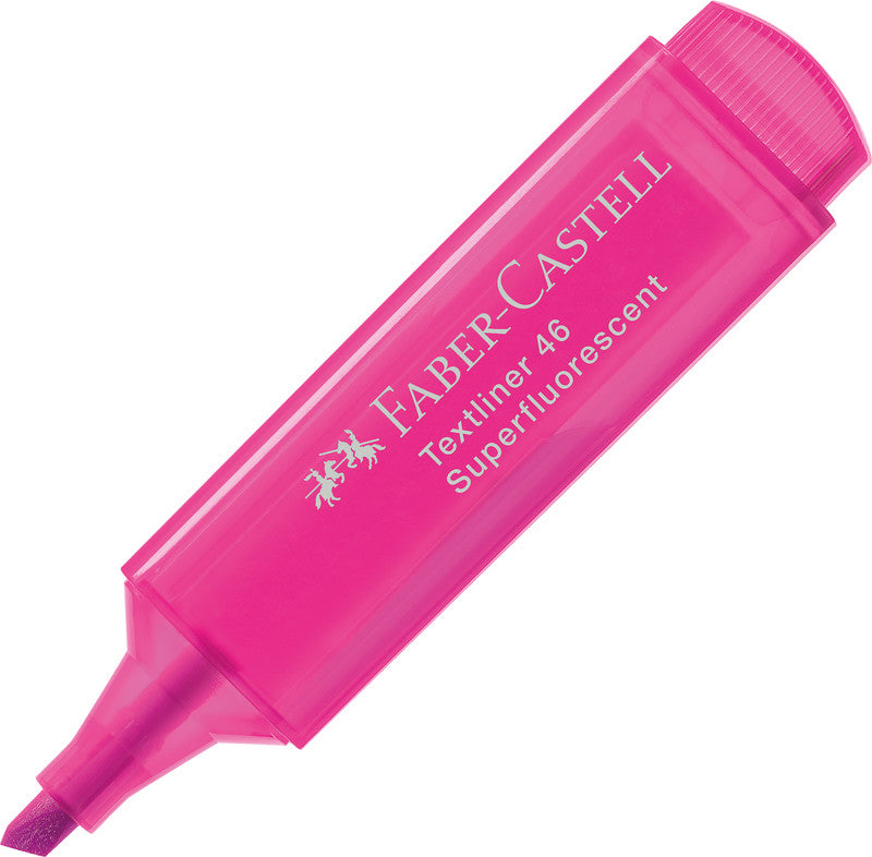 Faber-Castell Textmarker Pink – Keilspitze, 1–5 mm, nachfüllbar