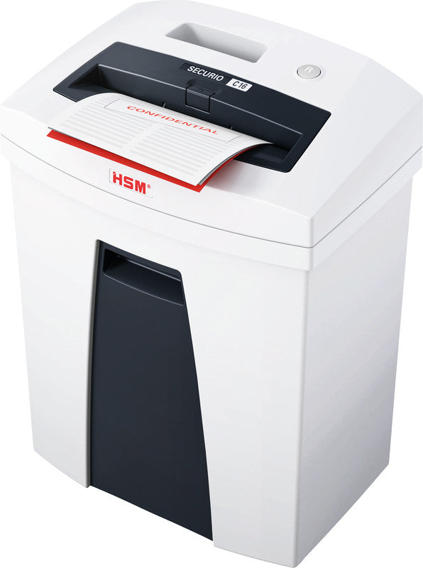 HSM Securio C16 – Aktenvernichter, DIN P-4, Partikelschnitt 4 × 25 mm, 7 Blatt, 25 l, A4