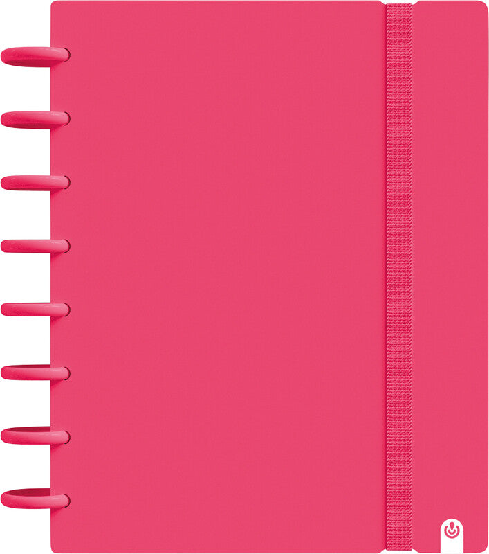 Carchivo Spiralblock A5, liniert, 80 Blatt, 100 g/m² – Rot