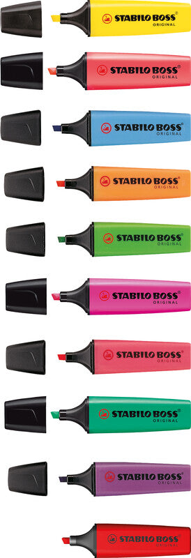 STABILO BOSS Original Textmarker türkis – Keilspitze, 2–5 mm, nachfüllbar
