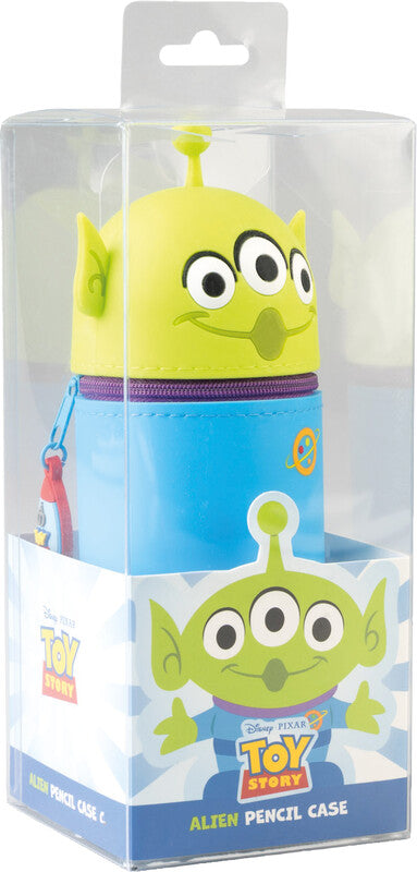 Disney Schlamperetui, Toy Story Alien, Mehrfarbig, Silikon, 7 × 18 cm