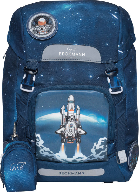 Beckmann Classic Schulrucksack 1st – Space Mission – aus recycelten PET-Flaschen – 22 l
