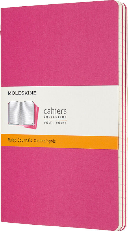Moleskine Notizheft – 90 × 140 mm – 16 heraustrennbare Seiten, abgerundete Ecken, blau, FSC, 3 Stück