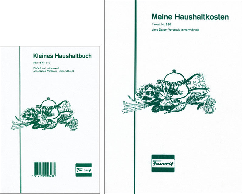 Favorit Formularblock – Meine Haushaltkosten, Deutsch, 24 Blatt, A4