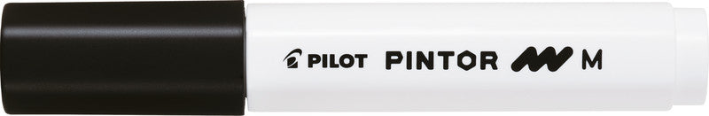 Pilot Pigment Marker Pintor – Rundspitze 1,5-2,2 mm – Sortiert – 4er-Set – Deckend