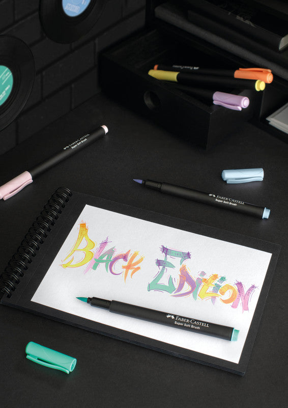 Faber-Castell Filzstifte Brush Pen, 6 Farben