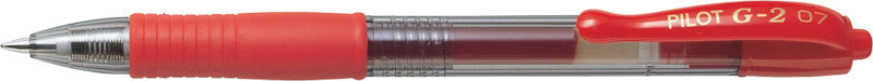 Pilot G-2 Gelschreiber – Rot, 0,7 mm, Druck, Nachfüllbar