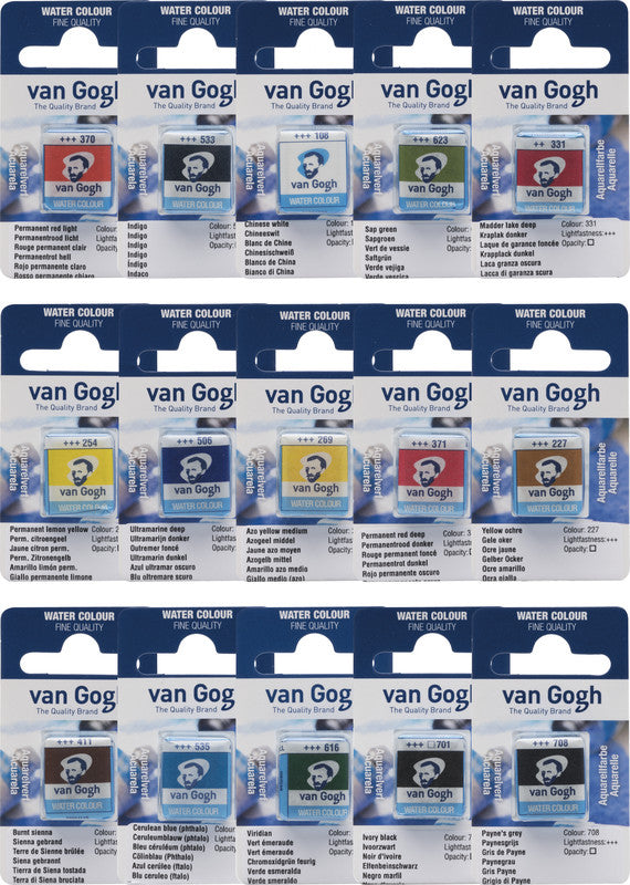 Van Gogh – Aquarellfarbe – Indigo