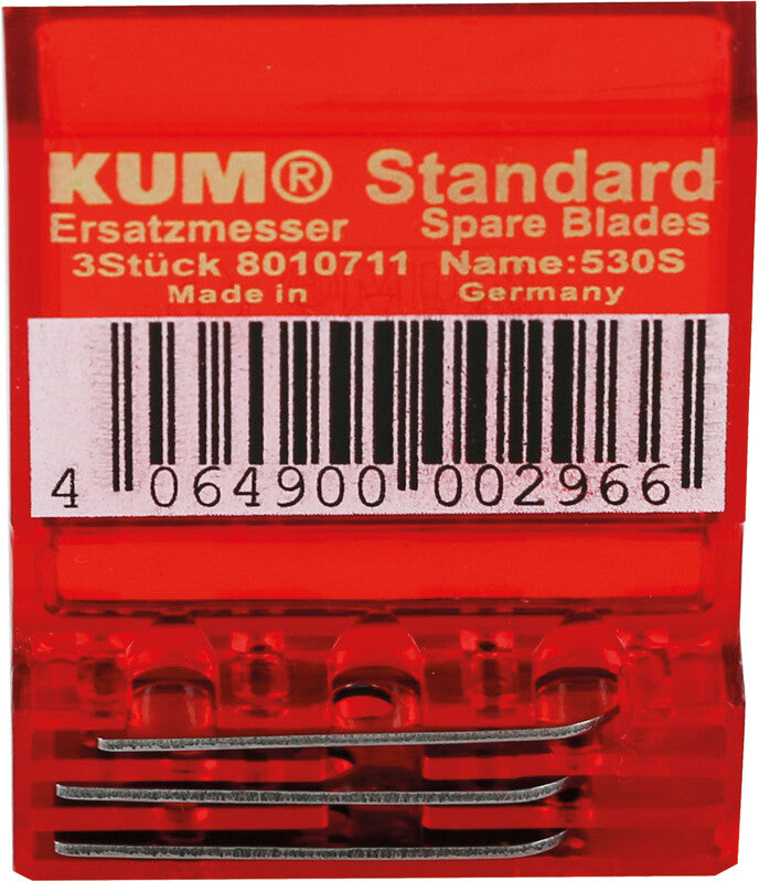 Kum Spitzer – manuell, ohne Behälter, für Ø 8 und 11 mm, Edelstahl, silber, Ersatzmesser
