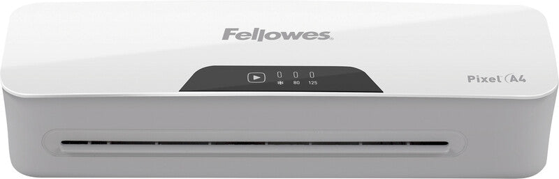 Fellowes Pixel Laminiergerät A4 – Kaltlaminierer, bis 125 µm, 2 Rollen, 300 mm/min, weiss/grau