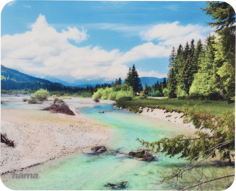 Hama Mausmatte – matt, rutschfest, mehrfarbig, 220 × 1 × 180 mm