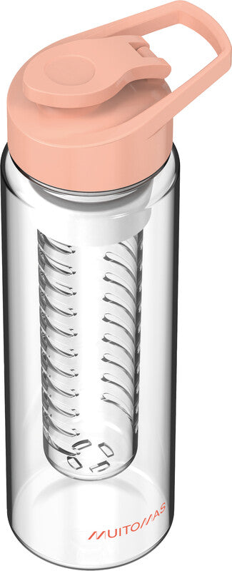 Muitomas Trinkflasche 700 ml – Kunststoff, Schraubdeckel, Pfirsich