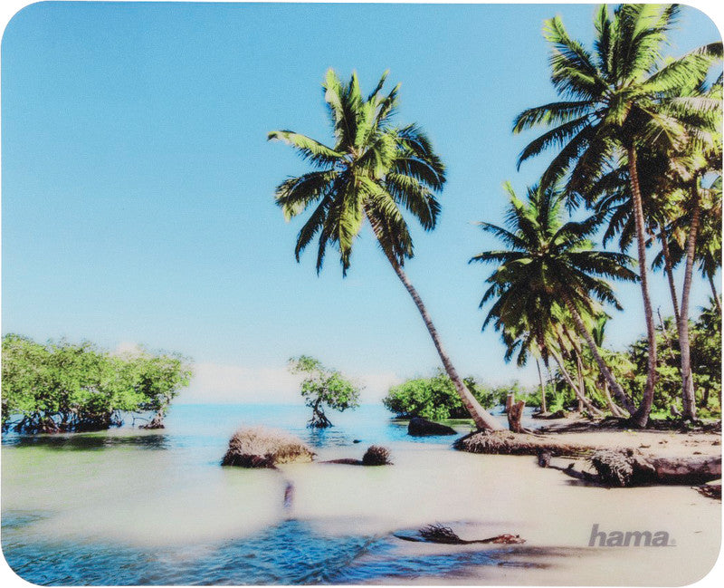 Hama Mausmatte – matt, rutschfest, mehrfarbig, 220 × 1 × 180 mm