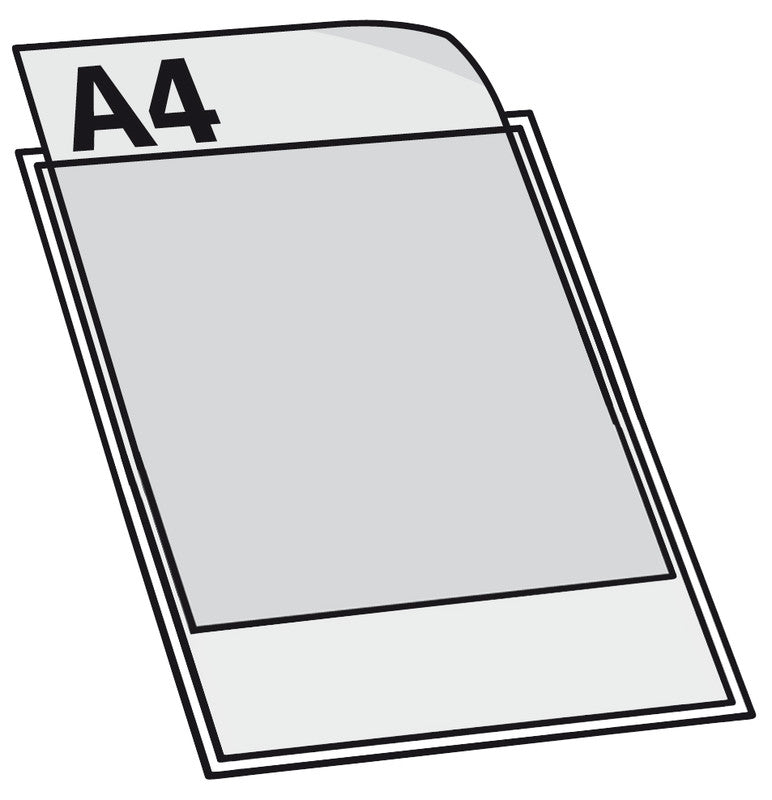 Biella Zeigebuch Creative XL #2 – A4 hoch – 4-Ring-Bügelmechanik, Ø 35 mm, Rücken 50 mm – weiss, Karton, mit