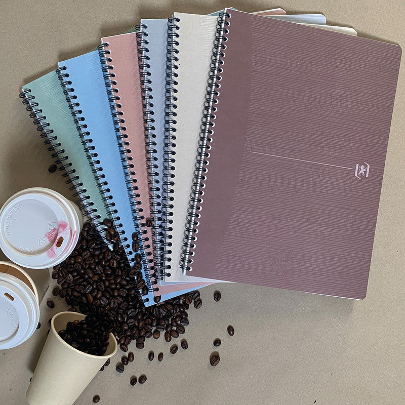 Elba Collegeblock A4, kariert, Spiralbindung, 90 Blatt, 90 g/m² – blau, für SCRIBZEE App